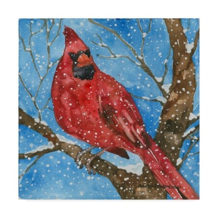 Annelein Beukenkamp 'Snowbird' Canvas Art,14x14